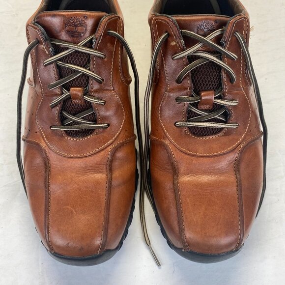 TIMBERLAND Lexington 55518 Brown Leather Lace Up Driving Oxfords Shoes Sz 11.5 M main image 14